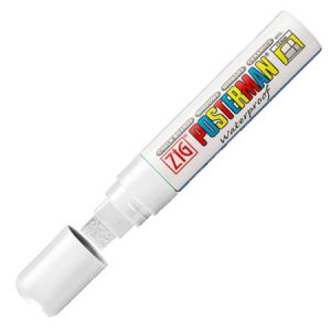 Krijtstift posterman PMA-120 wit dik 7 - 15mm