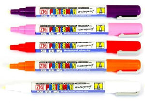 Krijtstift posterman PMA-30 medium punt 2mm wit