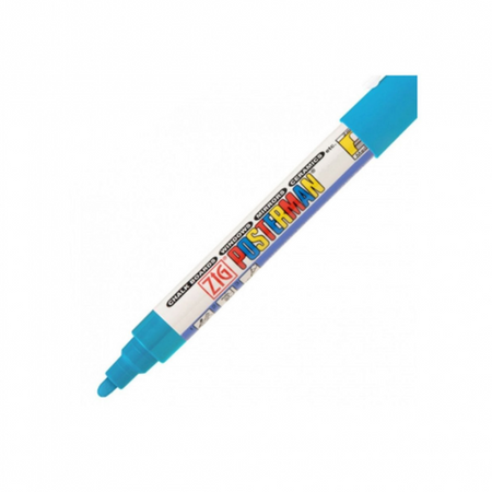 Krijtstift posterman PMA-30 medium punt 2mm lichtblauw