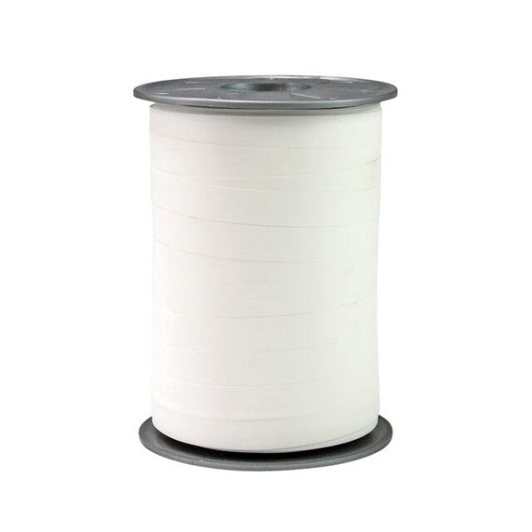 Ruban à friser 10mm x 200 mètres Opak coloris blanc lait 600