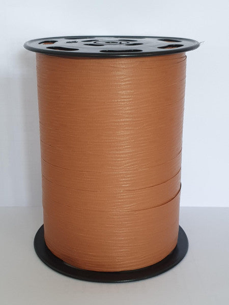Kräuselband – Papieroptik, 10 mm x 250 m, Farbe 471 Rost/Karamell