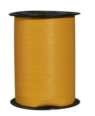 Kräuselband – Papieroptik, 10 mm x 250 m, Farbe 740 Senf