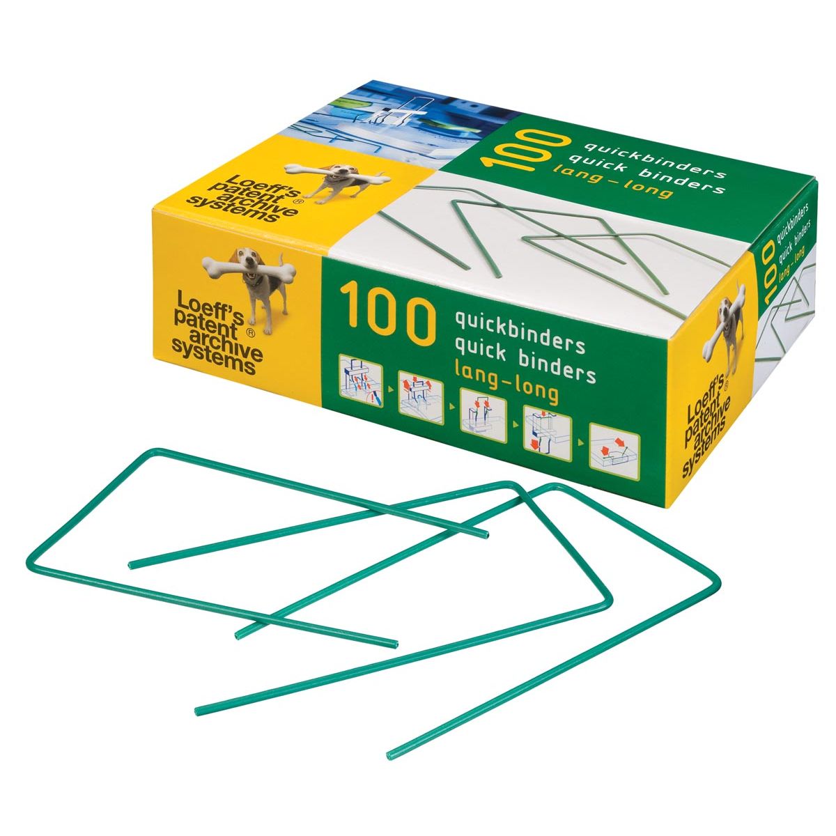 Loeff’s -  quickbinder Lengte 140 mm Doos 100 stuks