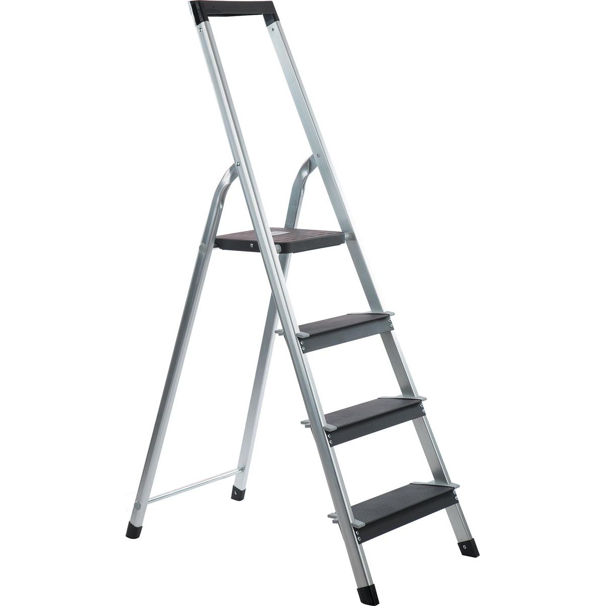 Galico - Galico Treppenladder Aluminium -Kraftschritt, 4 Schritte