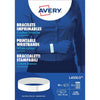 Avery - printable wristbands, ft 18 x 265 mm, white, pack of 50 labels