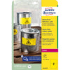 Avery – wetterfeste Etiketten, ft 210 x 148 mm, gelb, Packung mit 40 Etiketten