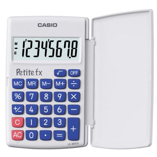 Casio -  zakrekenmachine Petite FX, wit