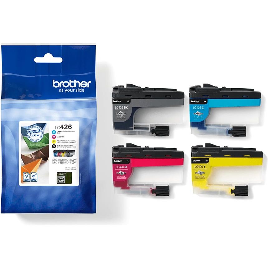 Brother - inktcartridge, 1.500 - 3.000 pagina's, OEM LC-426VAL, 4 kleuren