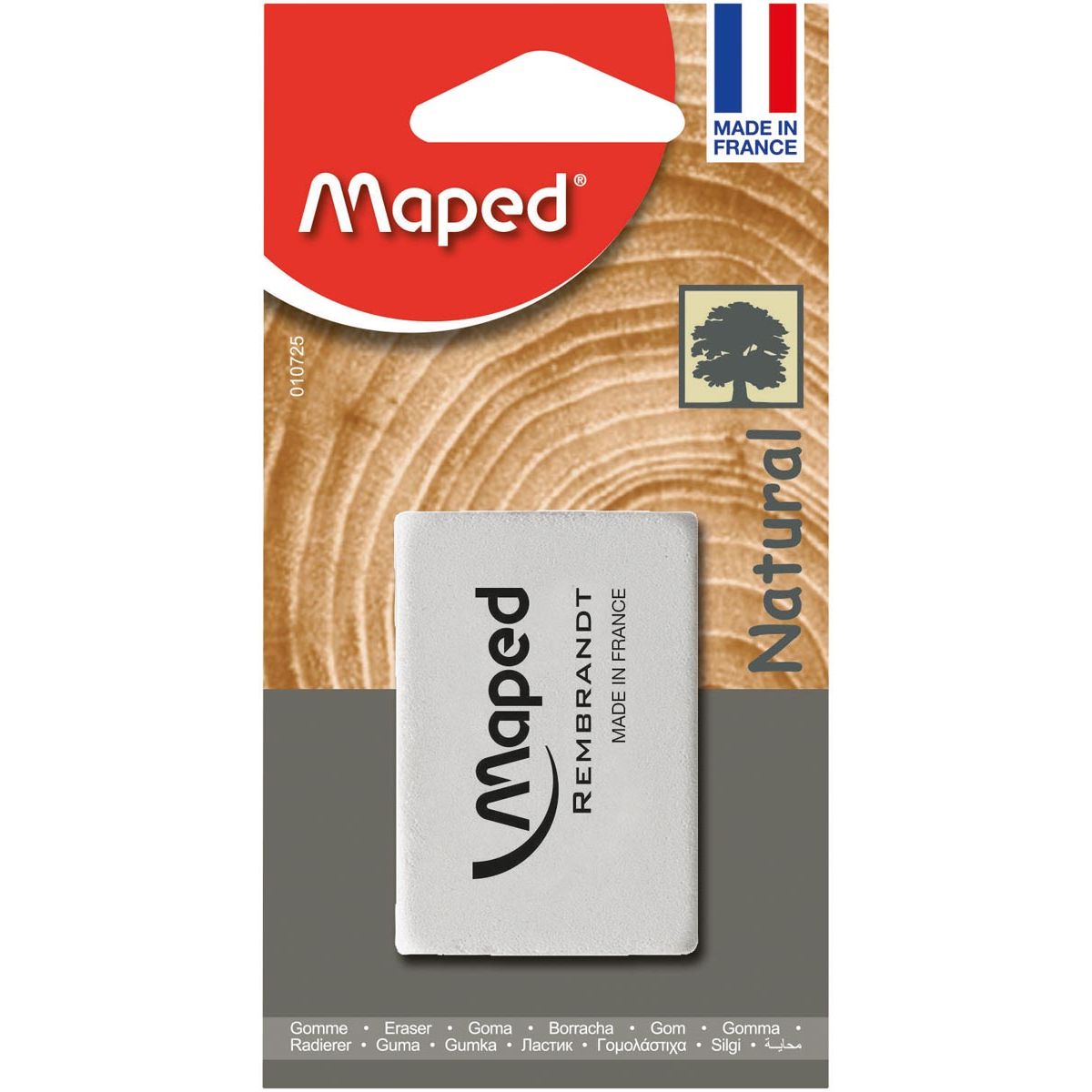 Maped -  gum Rembrandt, extra large, wit, blister van 1 stuk