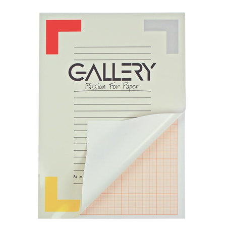 Galerie – Millimeterpapier, 21 x 29,7 cm (A4), Block mit 50 Blatt
