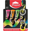 Maped - Illuminante Fluo'Peps Flex, assortiti, scatola da 4