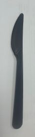 Plastica PP - COLTELLO 18cm riutilizzabile NERO 50 pezzi