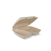 Caja menú Caña de azúcar 3 compartimentos IP4 240x205x65mm 100 piezas