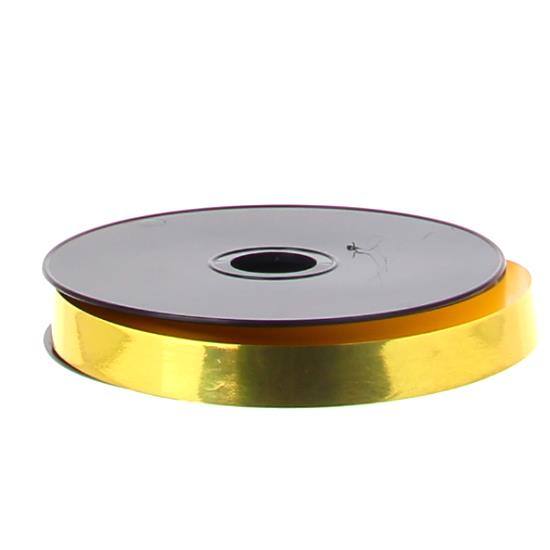 Nastro arricciacapelli metallico/miroir 19 mm x 100 metri oro