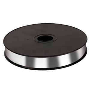 Nastro per arricciare metallico 19 mm x 100 metri argento