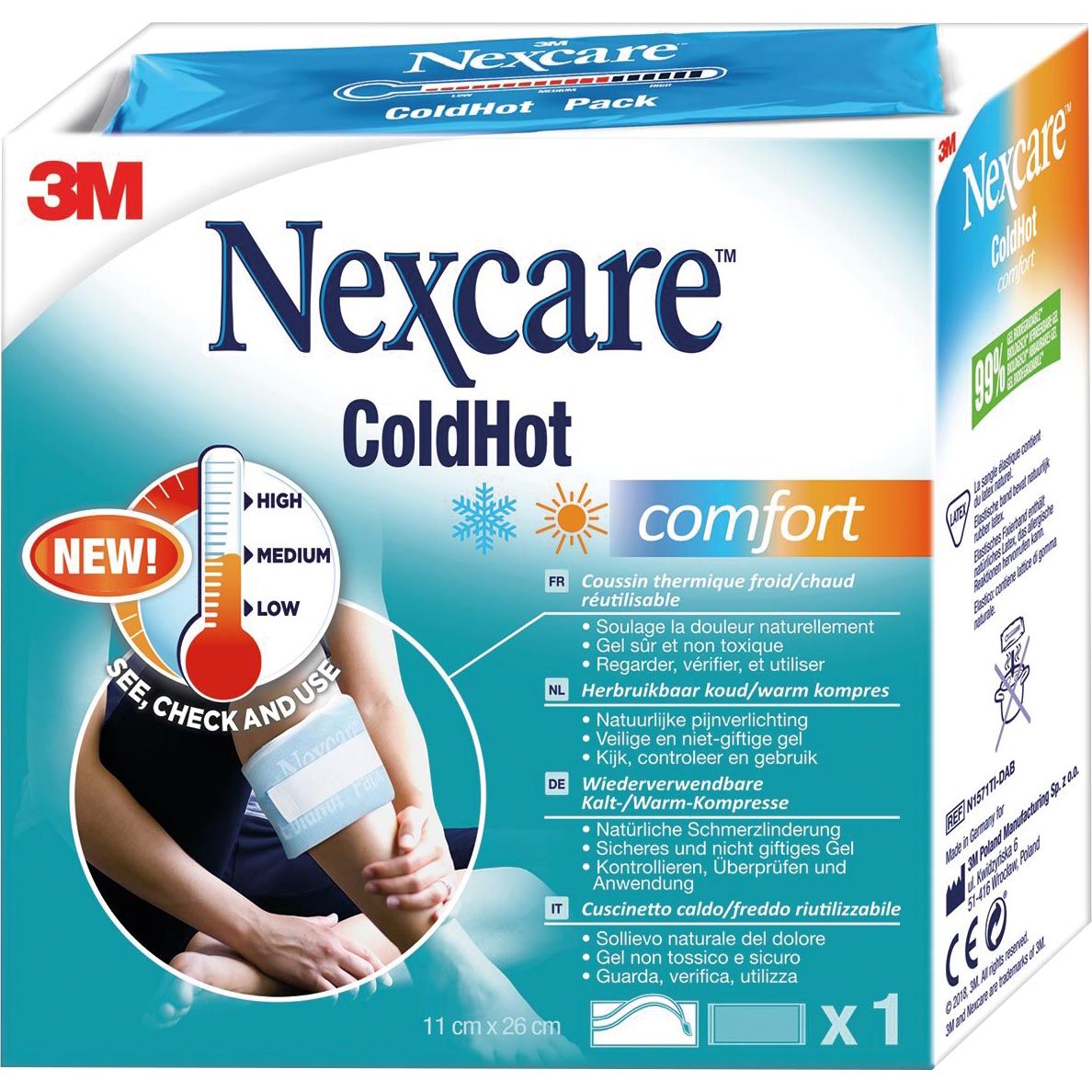 Nexcare - compresa fría/caliente Coldhot Comfort