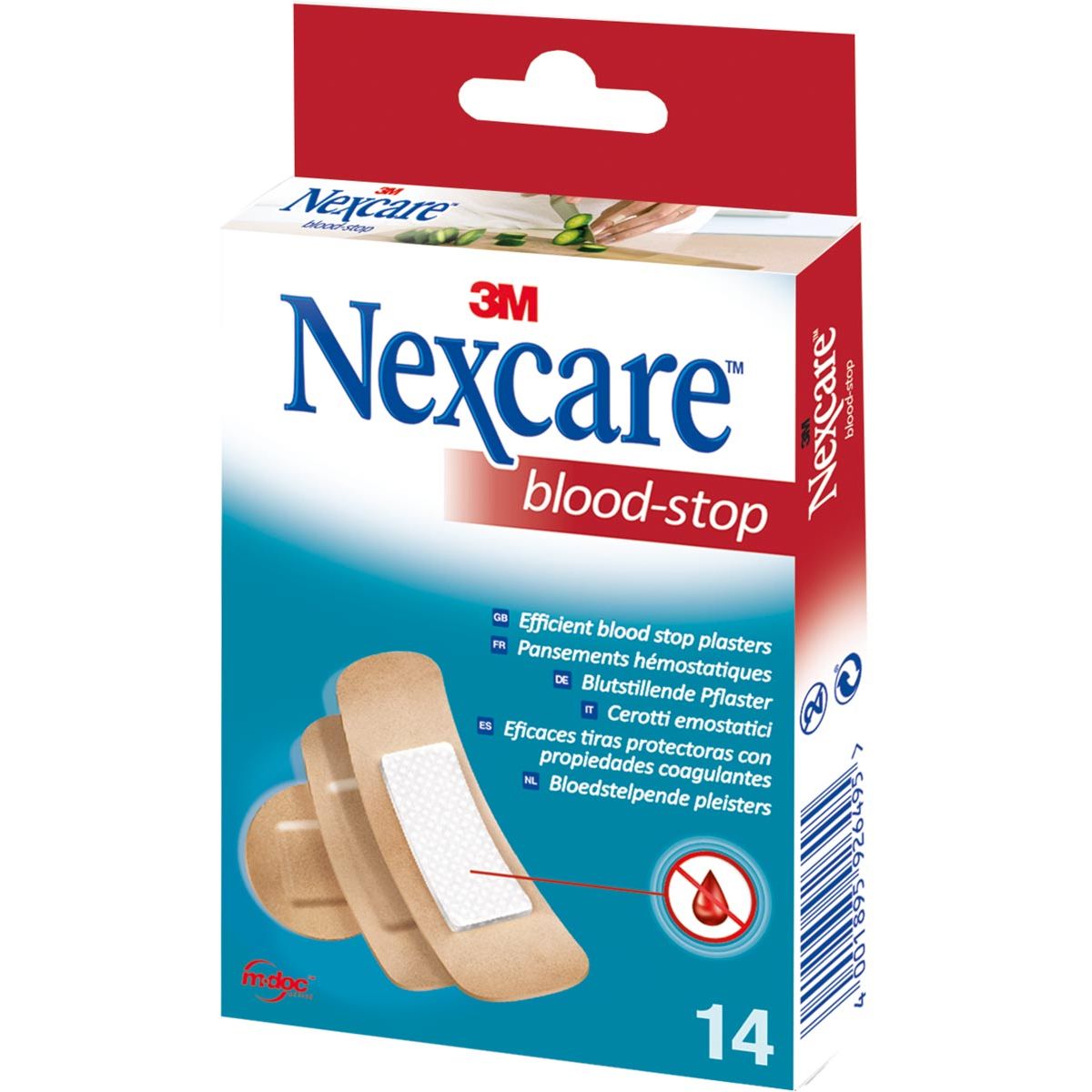 3M - Cerotto emostatico Blood-Stop, confezione da 14 pezzi