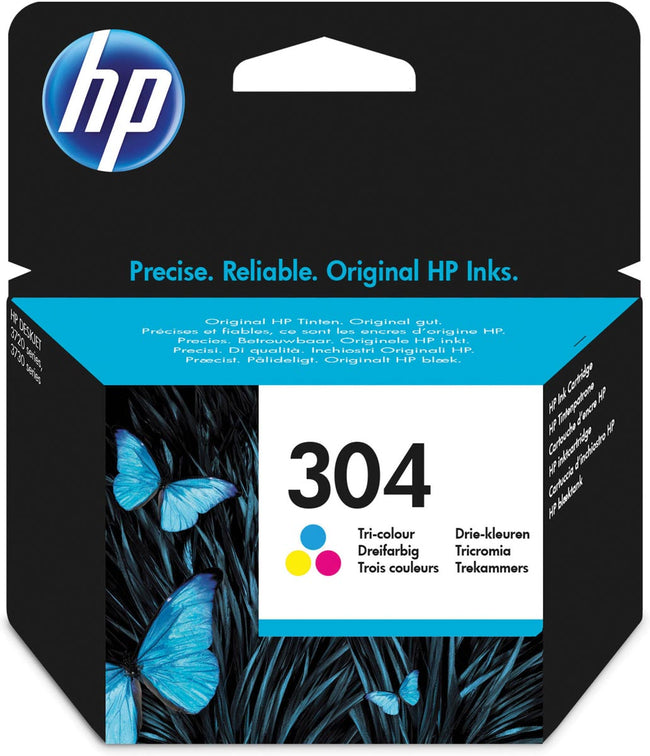 HP -  inktcartridge 304, 100 pagina's, OEM N9K05AE, 3 kleuren