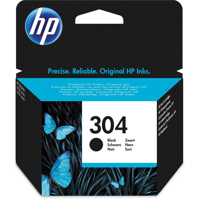 HP - Cartucho de tinta n9k06ae 304 negro