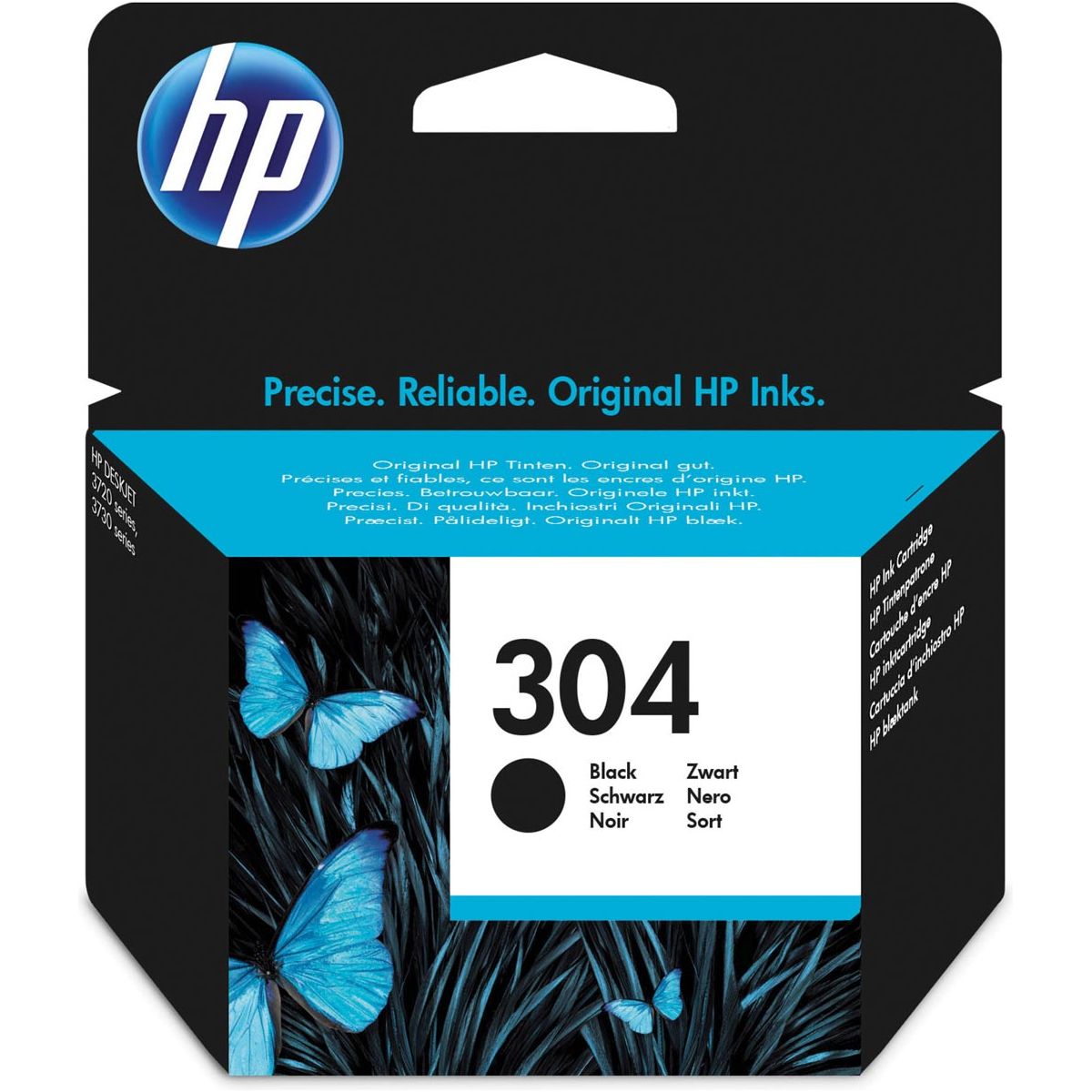 HP - Inkcartridge 304, 120 Seiten, OEM N9K06AE, Schwarz