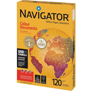 Navigator - Kopierpapier Farbdokumente A4 120gr weiß 250 Blatt
