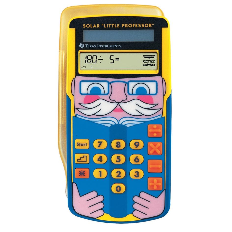 Texas Instruments - El pequeño profesor del entrenador de matemáticas de Texas