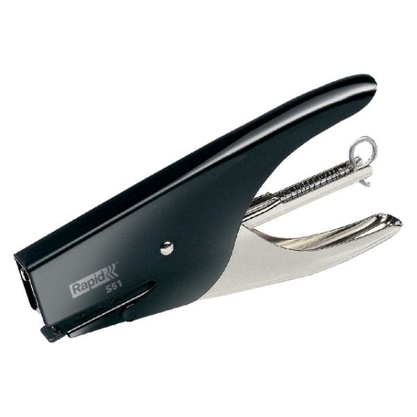 Rapid - Pinza cucitrice Classic S51 12 fogli nera