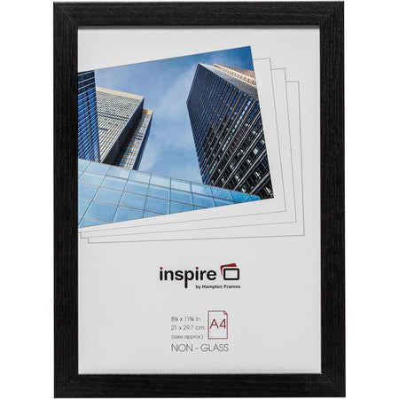The Photo Album Company - Hampton photo frame, in 2 cm MDF, black, A4