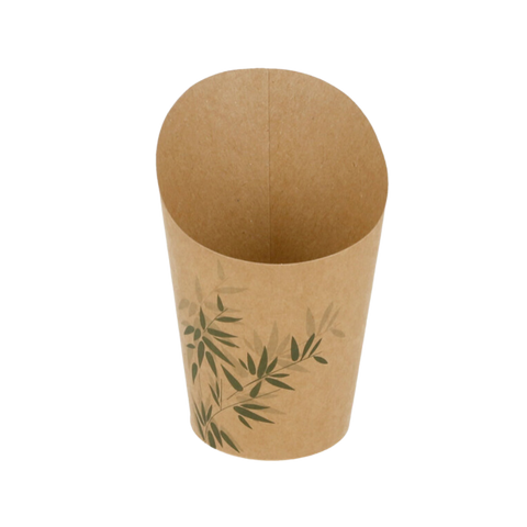 Klika - Wrap snackbeker middel Kraft bamboe | 100 stuks