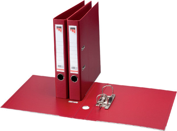 Quantore - Ordinatore A4 50mm PP rosso scuro | 10 pezzi
