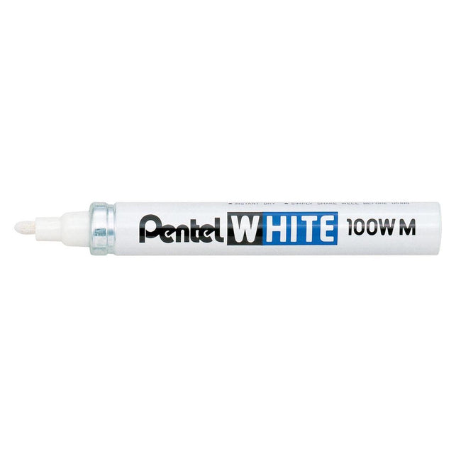 Pentel -  Paint Marker White schrijfpunt: 3,9 mm, schrijfbreedte: 3 mm