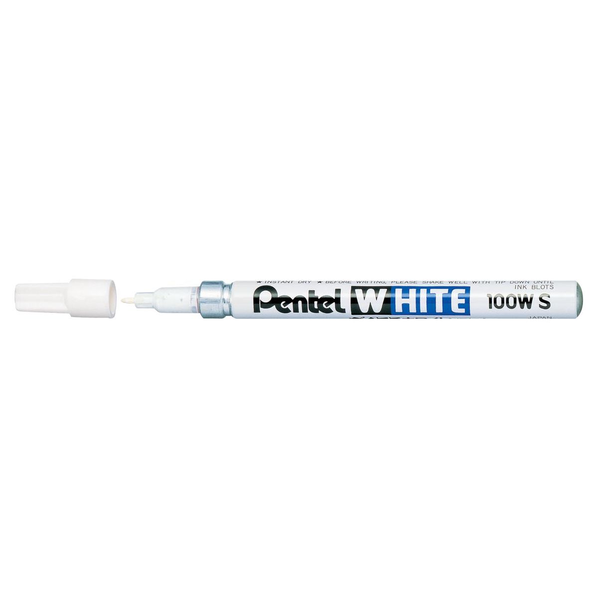 Pentel - Lackmarker weißer Schreibpunkt: 2 mm, Schreibbreite: 1,8 mm