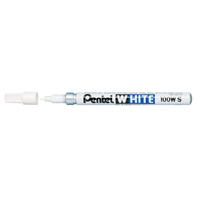 Pentel - Marqueur de peinture Point d'écriture blanc: 2 mm, largeur d'écriture: 1,8 mm