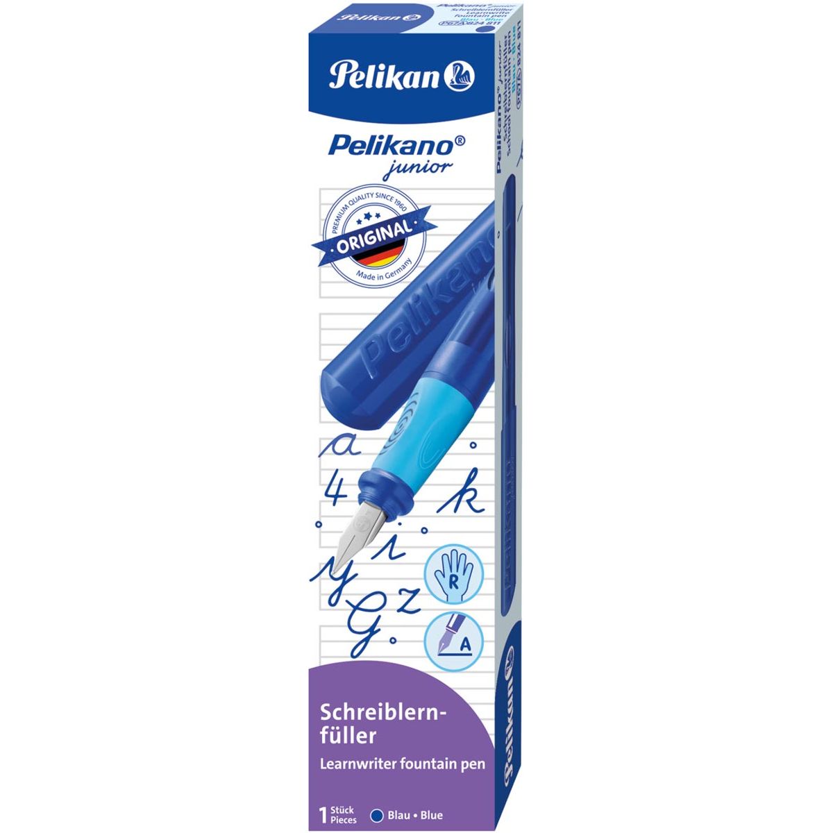 Pelikan - Vulpen o Junior P67 voor rechtshandigen, blauw