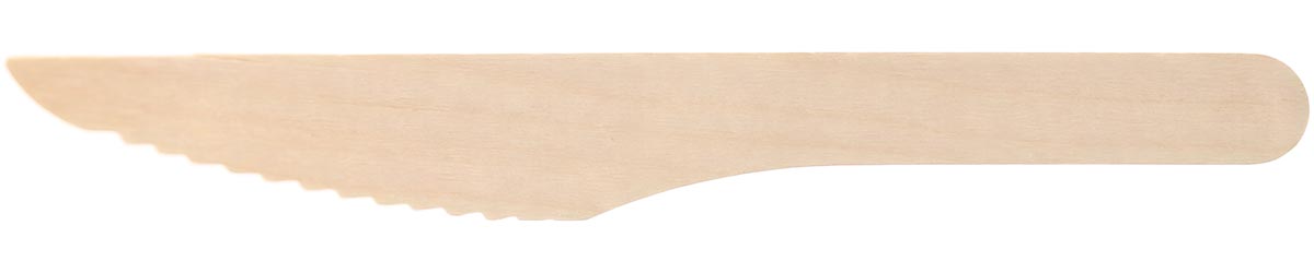 Conpax -   mes Pure, uit hout, 16,5 cm, pak van 250 stuks