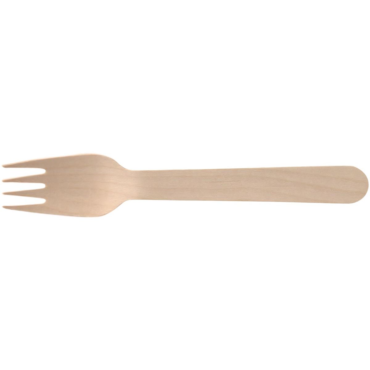 Conpax - Holzgabel, 16,5 cm, Packung à 250 Stück