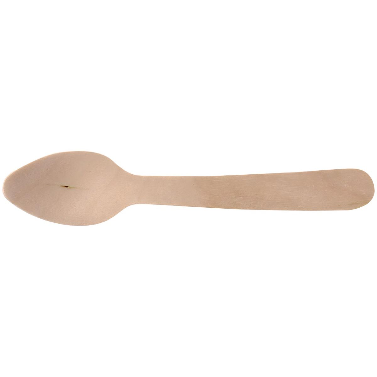 Conpax - Pure spoon, made of wood, 11 cm, pack of 250 pieces
