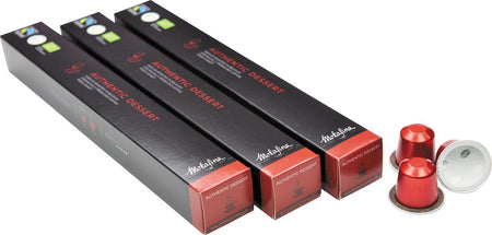 Mokafina -   aluminium koffiecapsules, authentic dessert, 10 stuks
