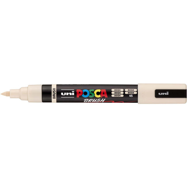 Posca -  Uni paintmarker PC-5BR, 1 4 mm, penseel punt, beige