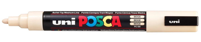 Posca -  Uni  paintmarker PC-5M, 1,8 2,5 mm, beige