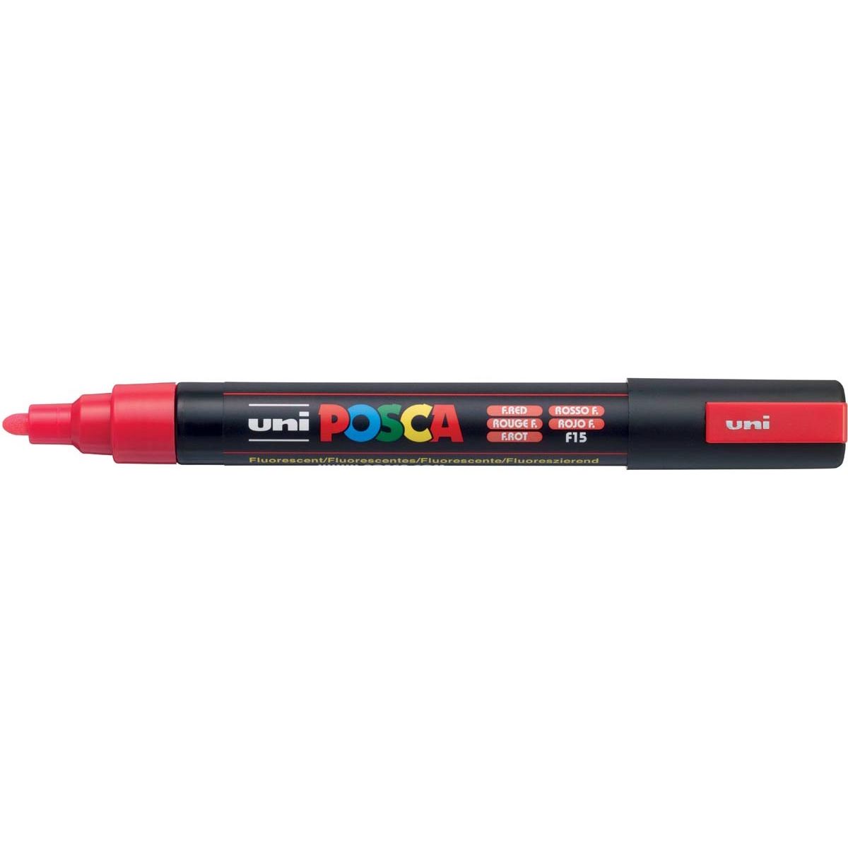 Posca -  Uni  paintmarker PC-5M, 1,8 2,5 mm, fluo rood