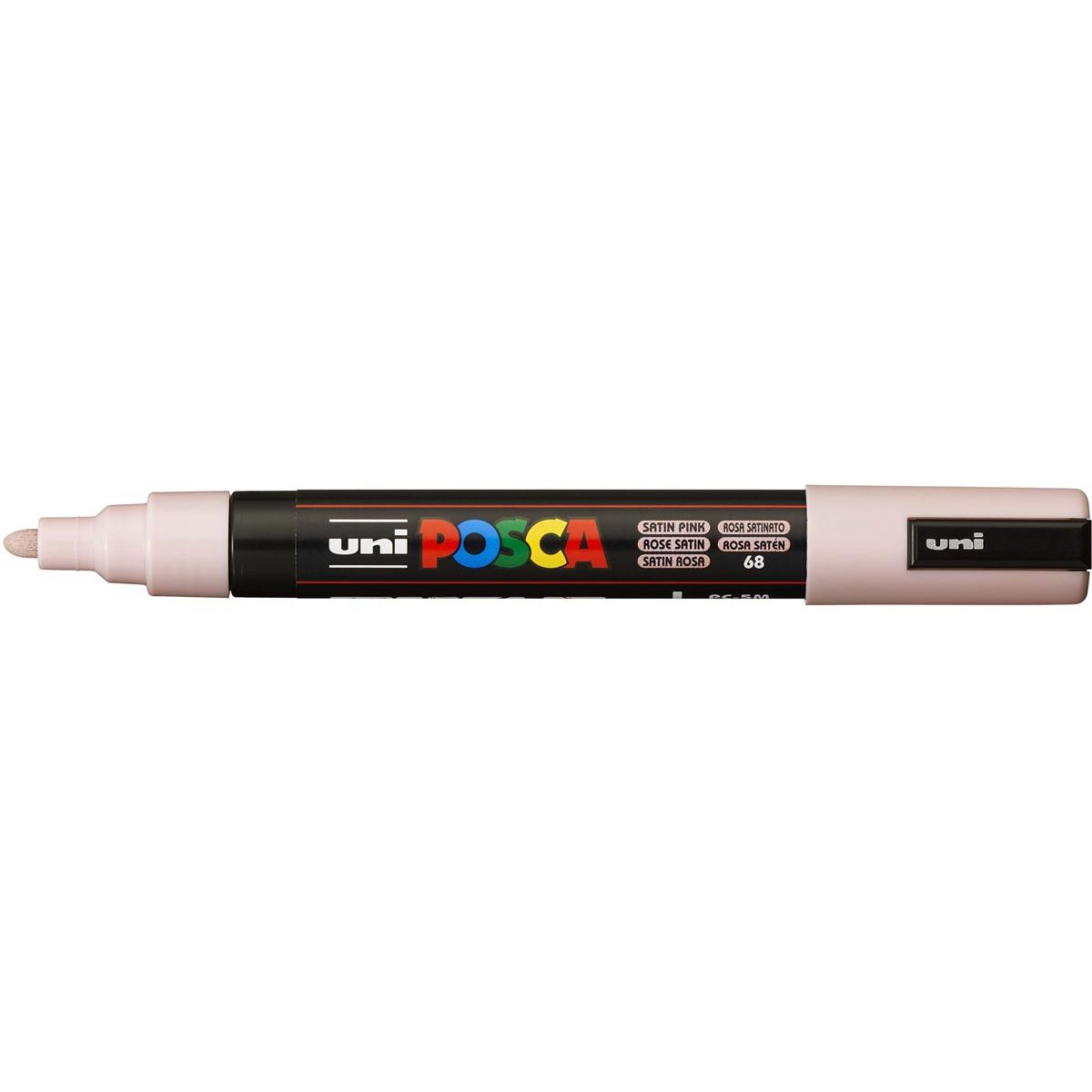Posca -  Uni paintmarker PC-5M, 1,8 2,5 mm, ronde punt, satijn roze