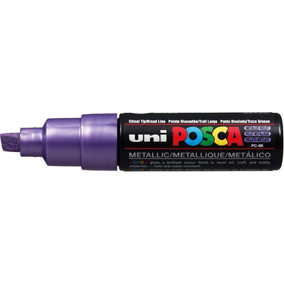 Posca -  Uni  paintmarker PC-8K, 8 mm, paars metaal