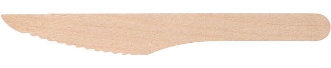 Conpax - Mes uit hout, 16,5 cm, pak van 250 stuks