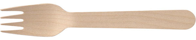 Conpax - Vork uit hout, 16,5 cm, pak van 250 stuks