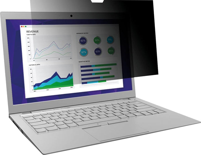 3M - Schwarzer Datenschutzfilter für Touchscreens 14 Zoll