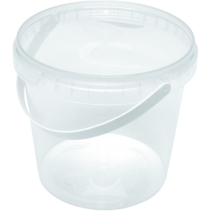 Gobelets en PP avec couvercle hermétique avec anse 1000ml transparent 192 pièces
