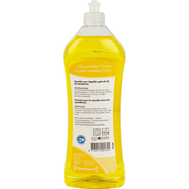 Primesource - Handafwasmiddel citroen, fles van 1 l