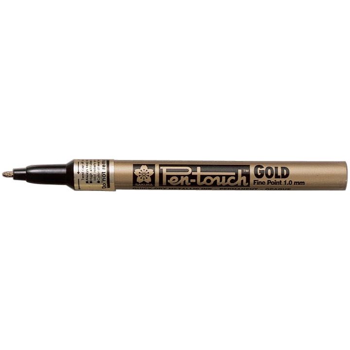 Sakura - paint Marker Pen-Touch punt van 1 mm, goud