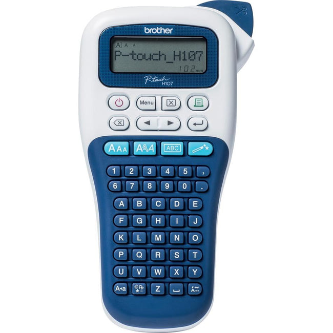 Brother - Label printer P-touch TZe PT-H107B portable abc 12mm white